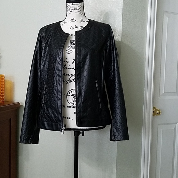Dana Buchman Jackets & Blazers - LIKE NEW! DANA BUCHMAN MOTO JACKET (M)